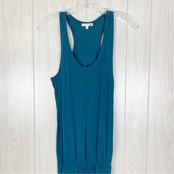Sundry | Teal Racerback Tank Maxi Dress Size Small (1) - Picture 5 of 13